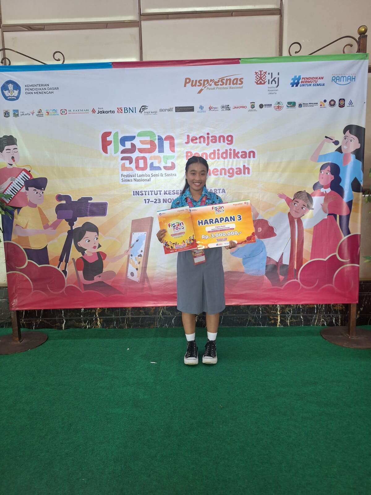 Harapan 3 Lomba Cipta Puisi FLS3N di Tingkat Nasional